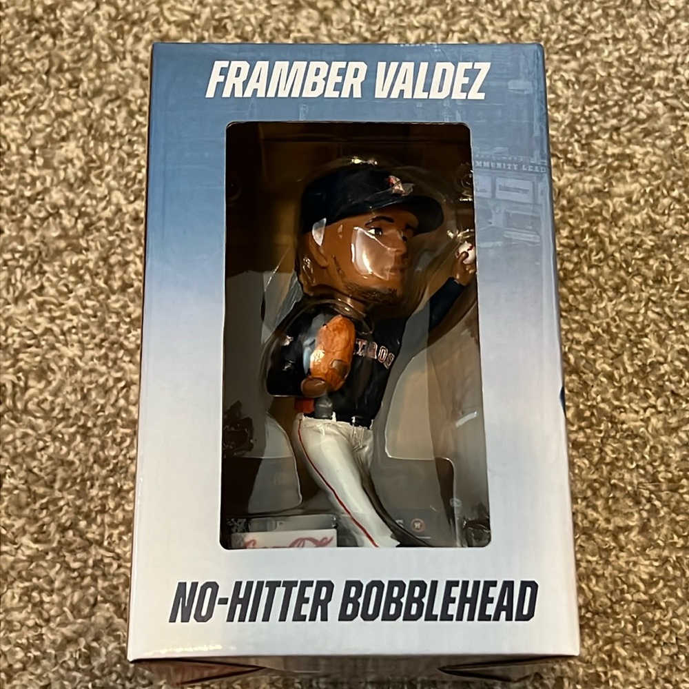 Famber Valdez, no hitter bobblehead